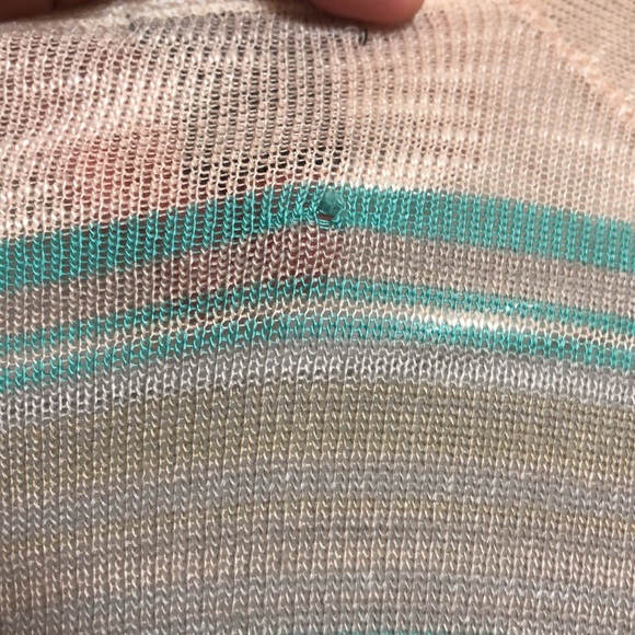 New Directions Fringed Cardigan; S - Picture 5 of 7